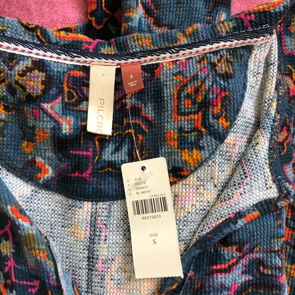 NWT Anthropologie Pilcro Printed Thermal S - Picture 3 of 3